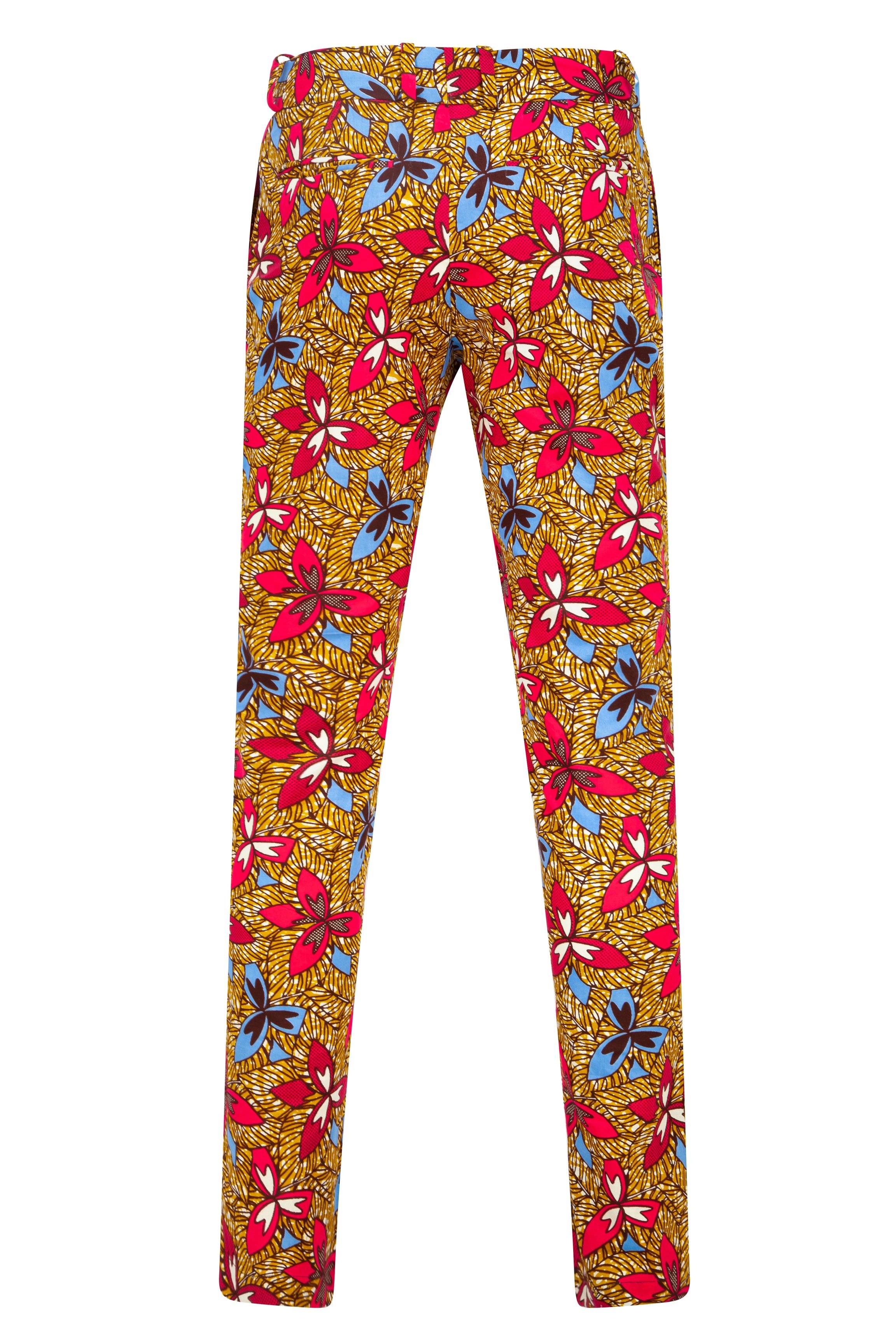 Osei African Print Skinny Trouser