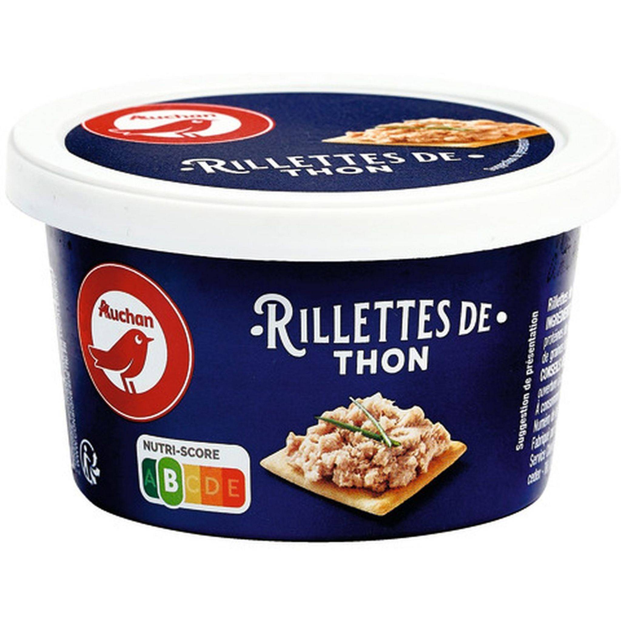 Auchan Rillettes de thon 125g