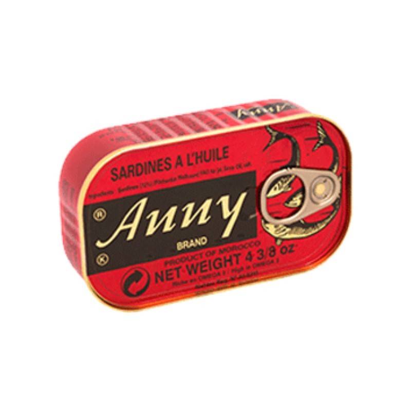 Auchan Sardines à l'huile végétale 125g