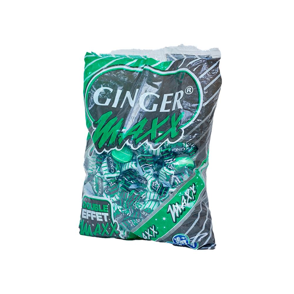 Auchan Bonbons au gingembre double effet