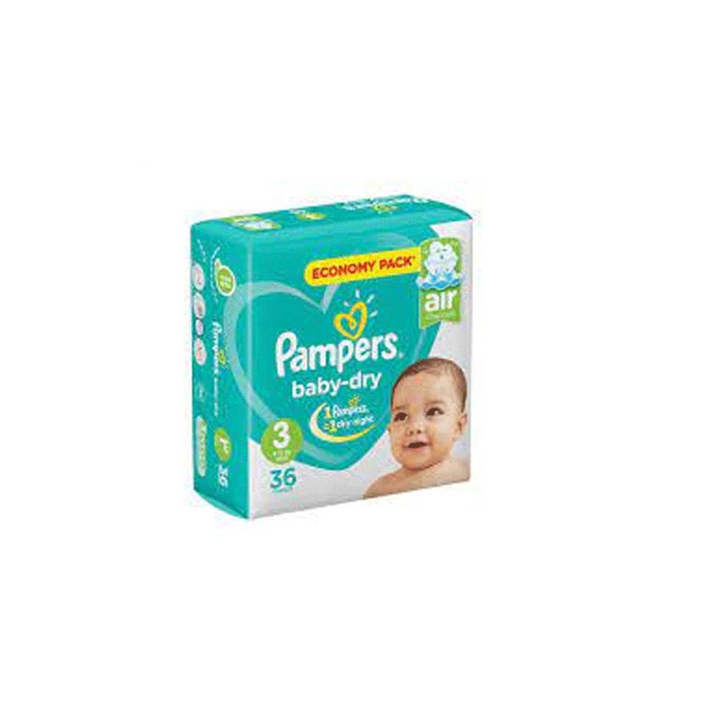 Auchan Couche bébés baby dry taille 3 x36