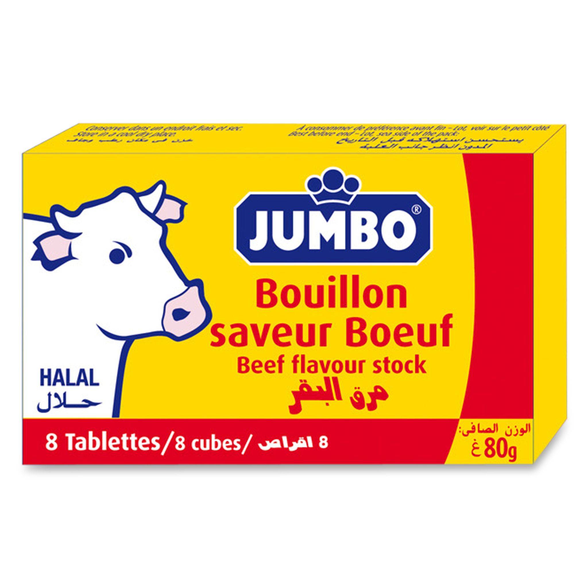 Auchan Bouillon saveur boeuf 80g