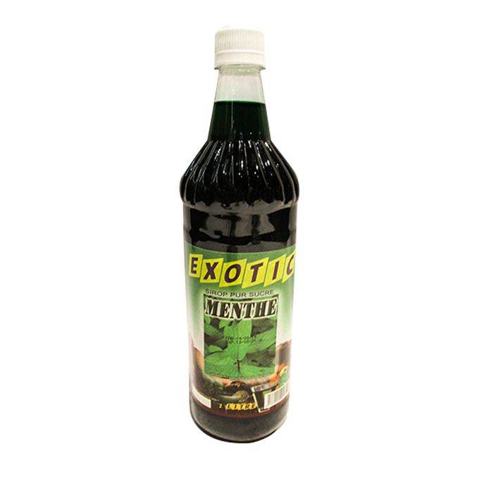 Auchan - Sirop pur sucre menthe 1L