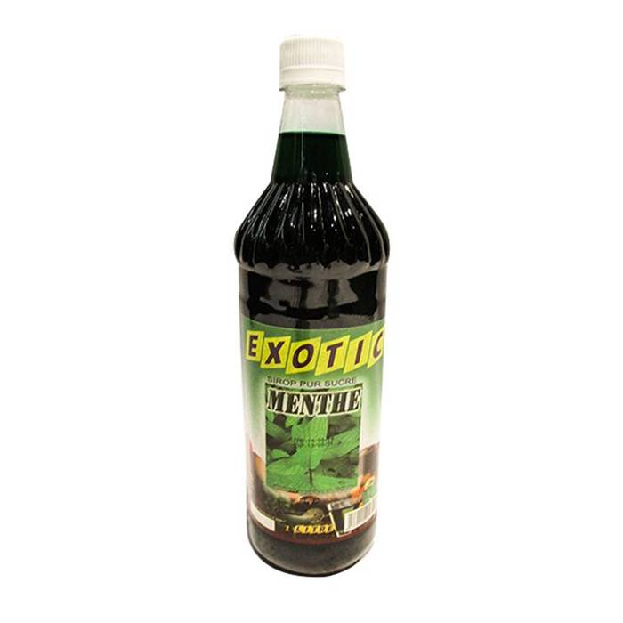Auchan - Sirop pur sucre menthe 1L
