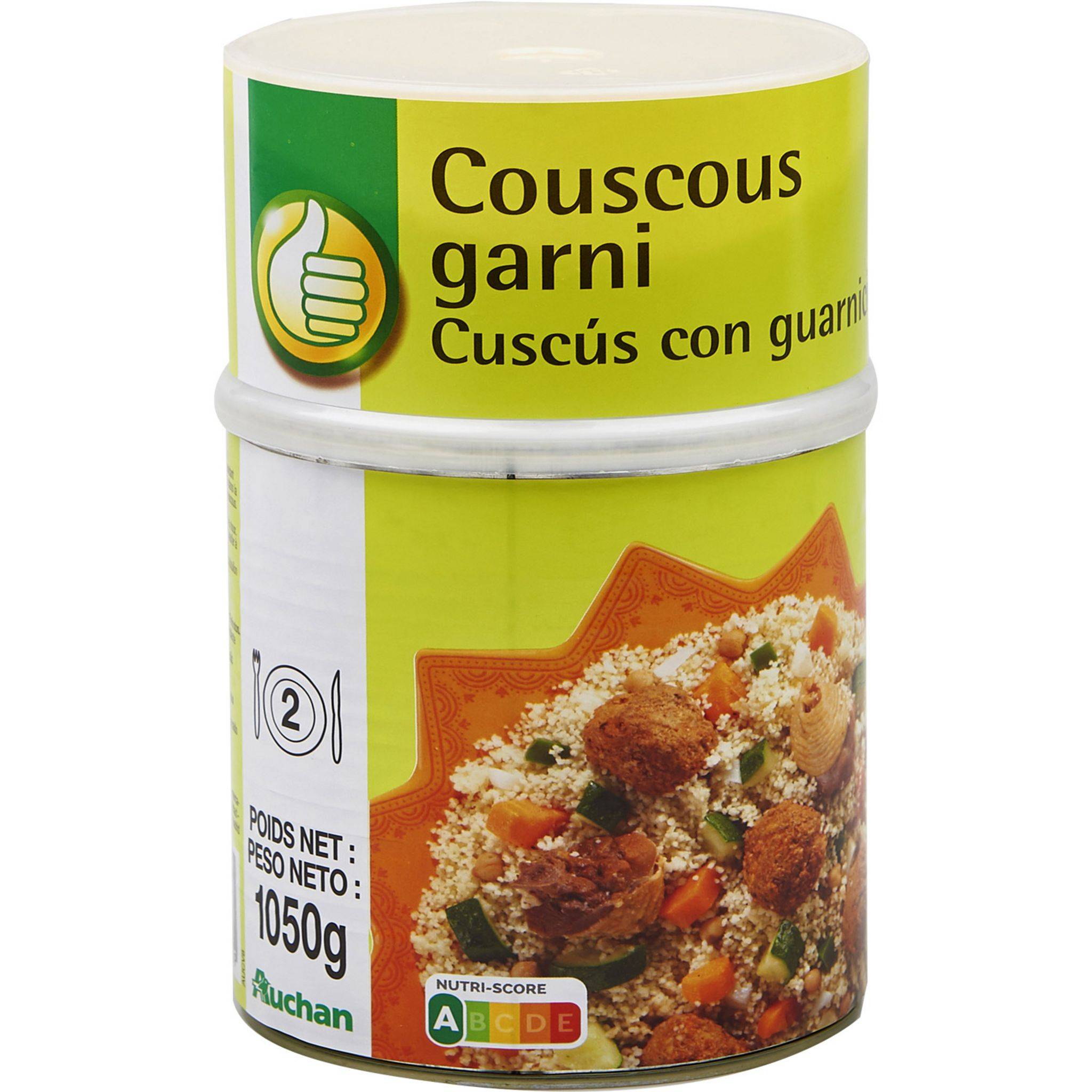 Auchan Couscous garni 1050g