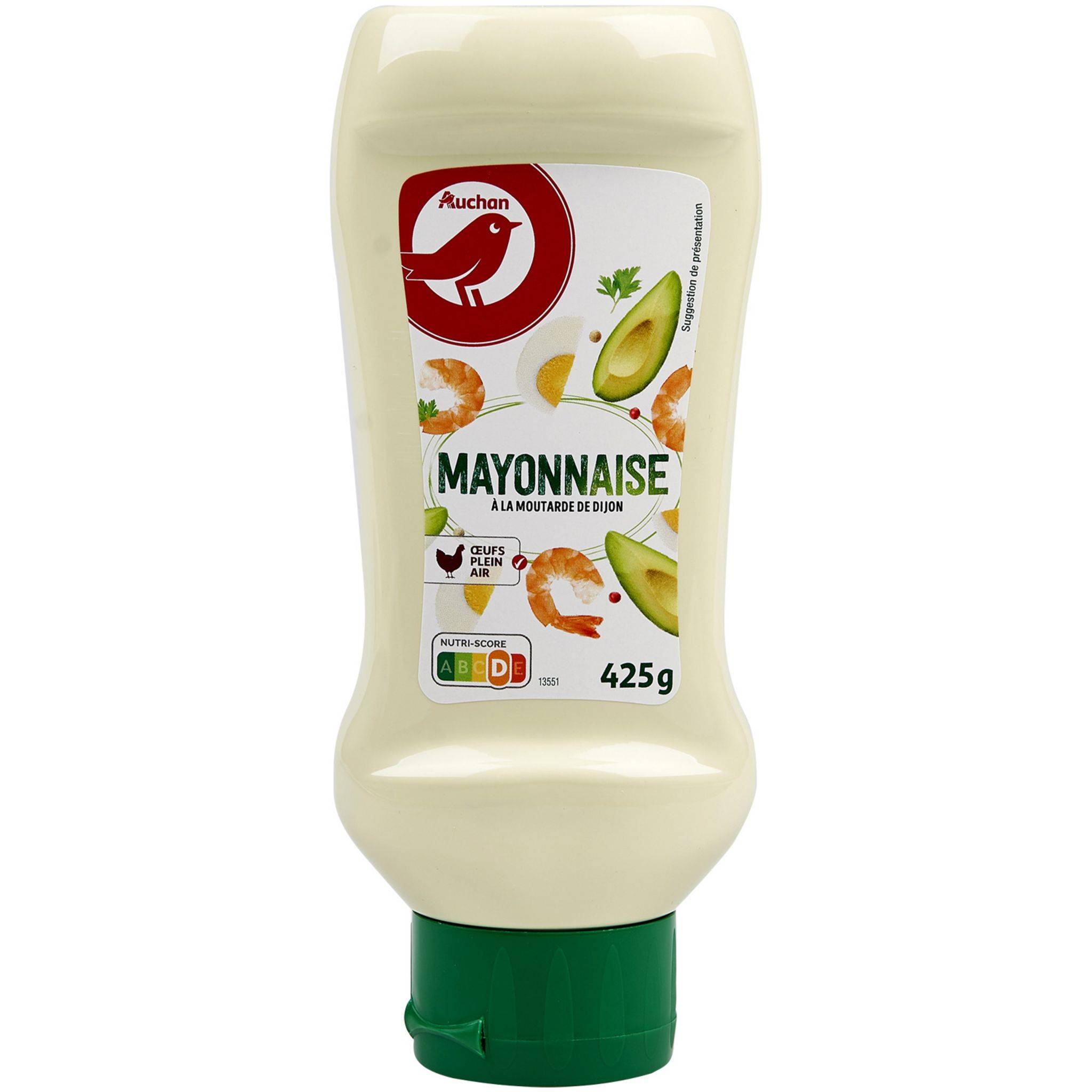 Auchan Mayonnaise à la moutarde de Dijon 425g