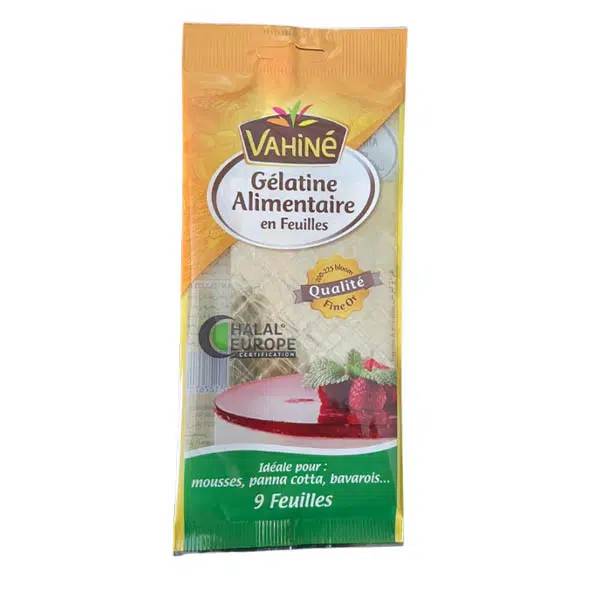 Auchan Gélatine alimentaire en feuilles halal x9 17g