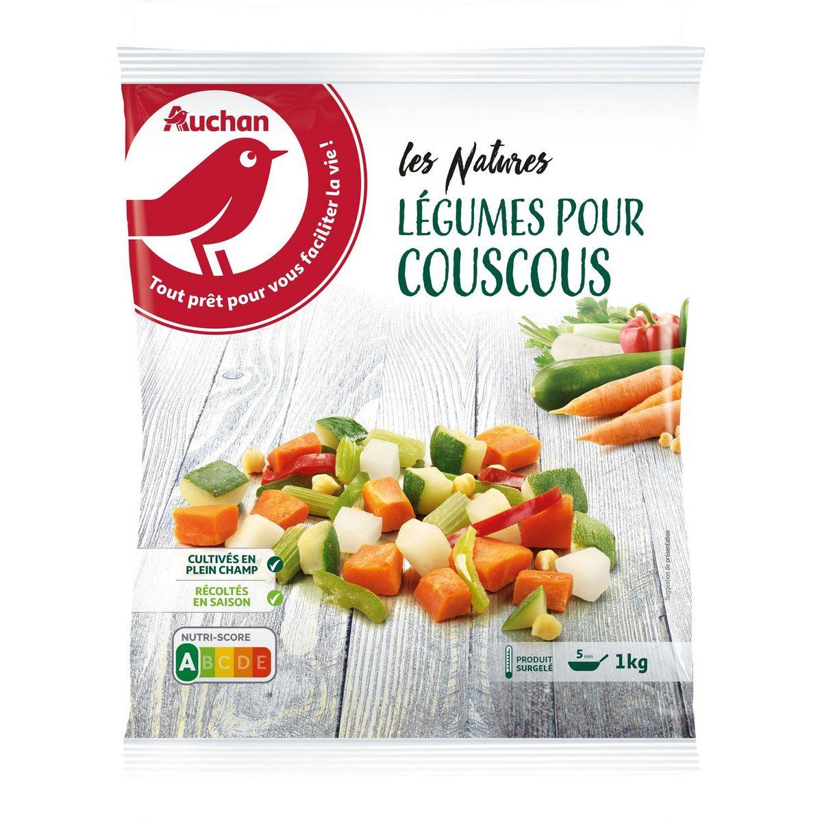 Légumes surgelés pour couscous - Auchan