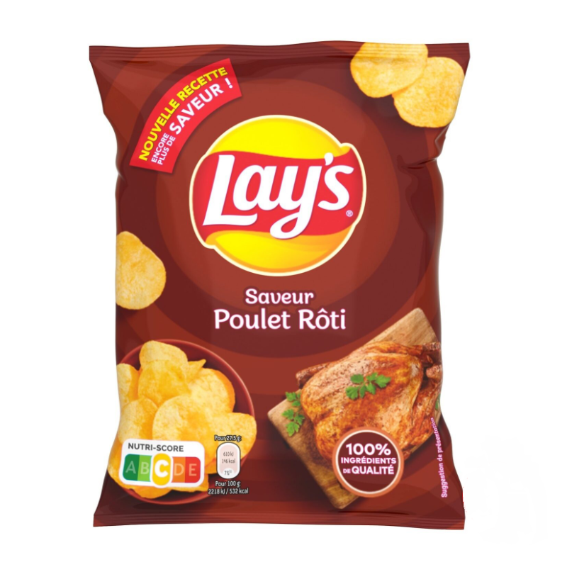 Auchan Chips poulet 75g