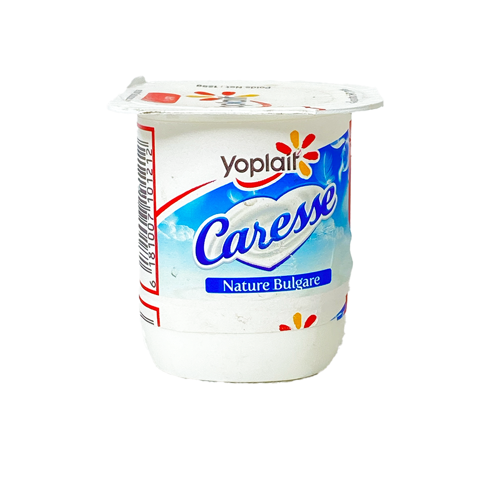 Auchan Caresse yaourt nature bulgare 125g