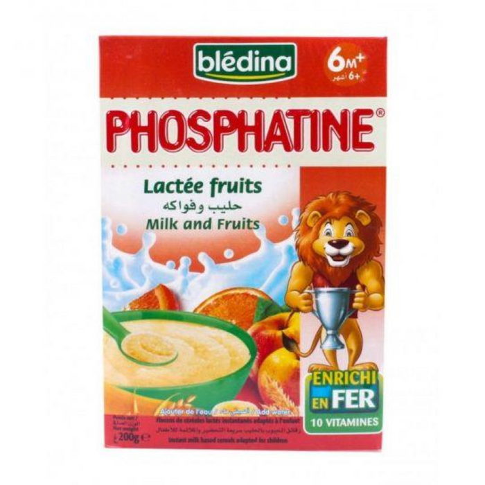 Flocons de céréales lactées fruits 200g